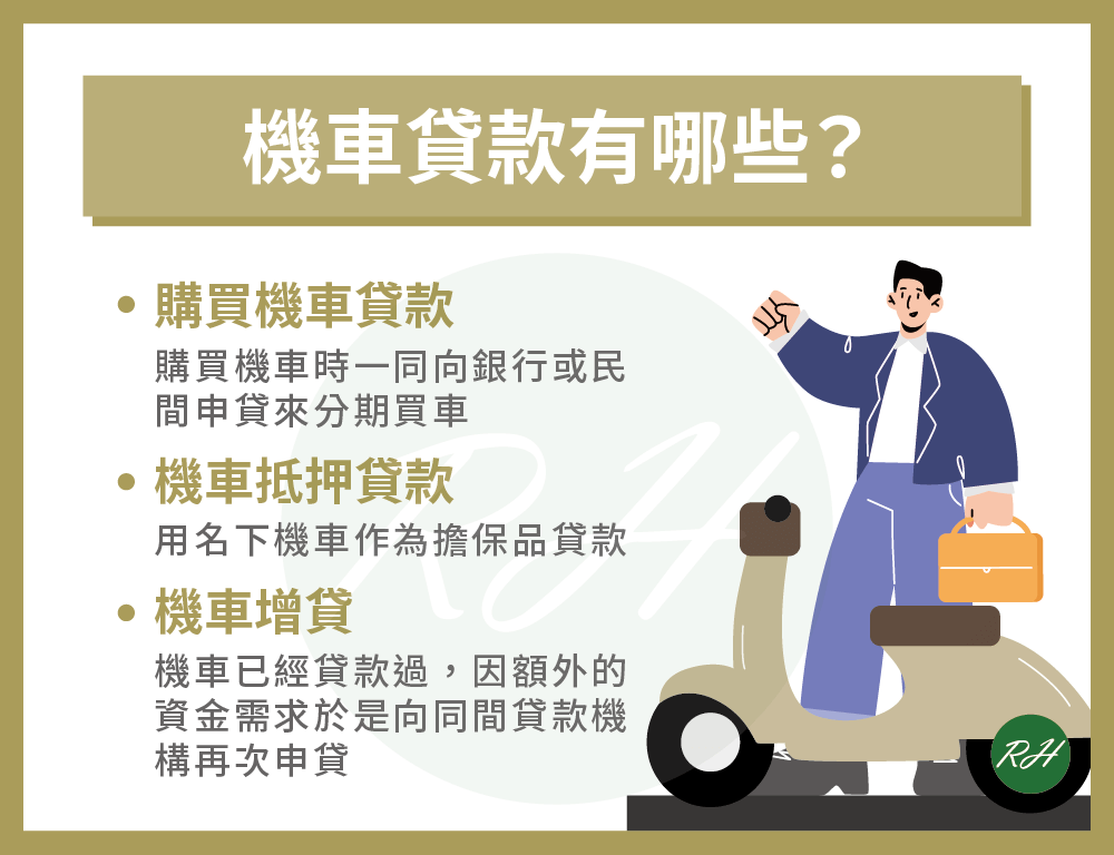 機車貸款有哪些？《榮華行銷理財中心》