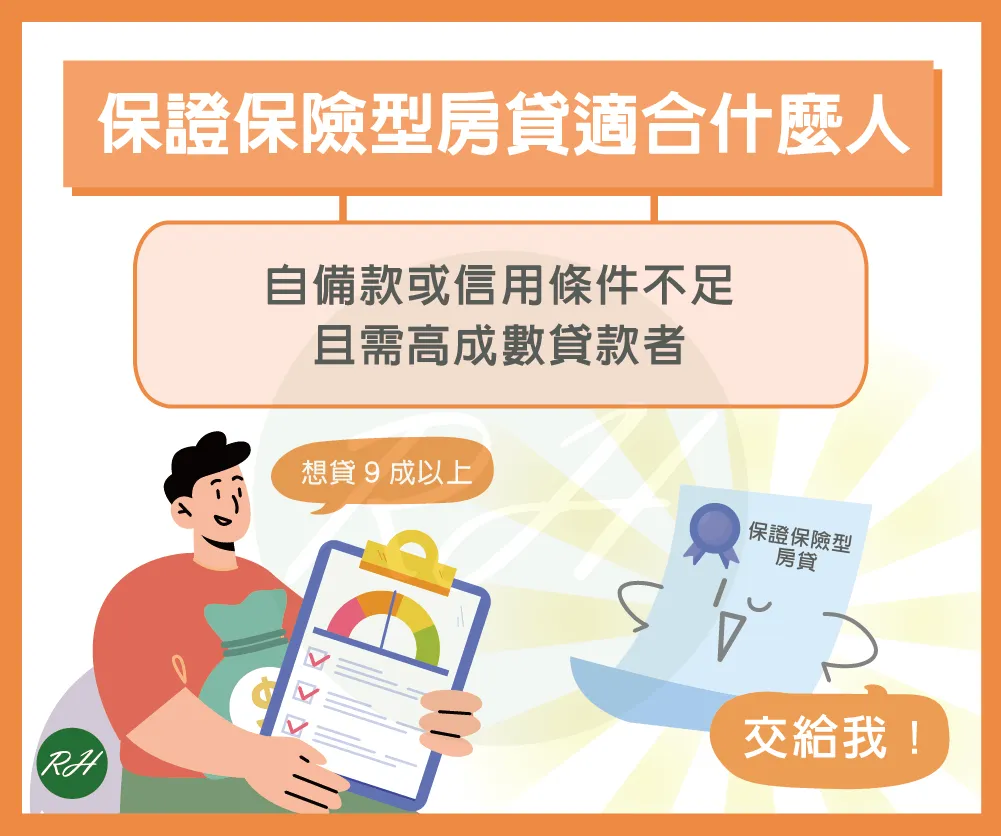 保證保險型房貸適合什麼人《榮華行銷理財中心》
