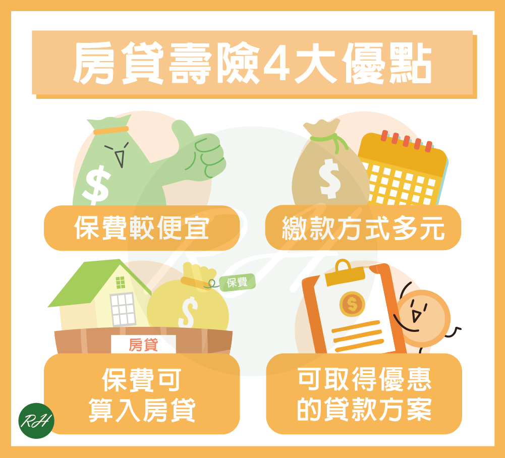 房貸壽險4大優點《榮華行銷理財中心》