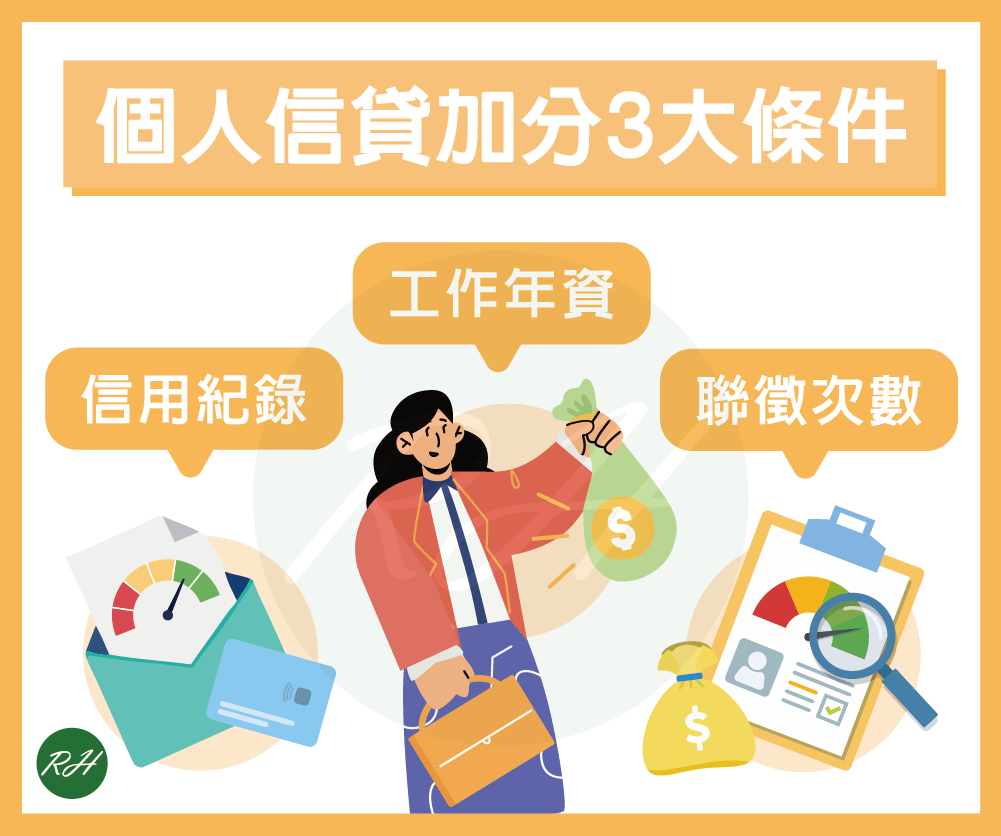 個人信貸加分3大條件《榮華行銷理財中心》