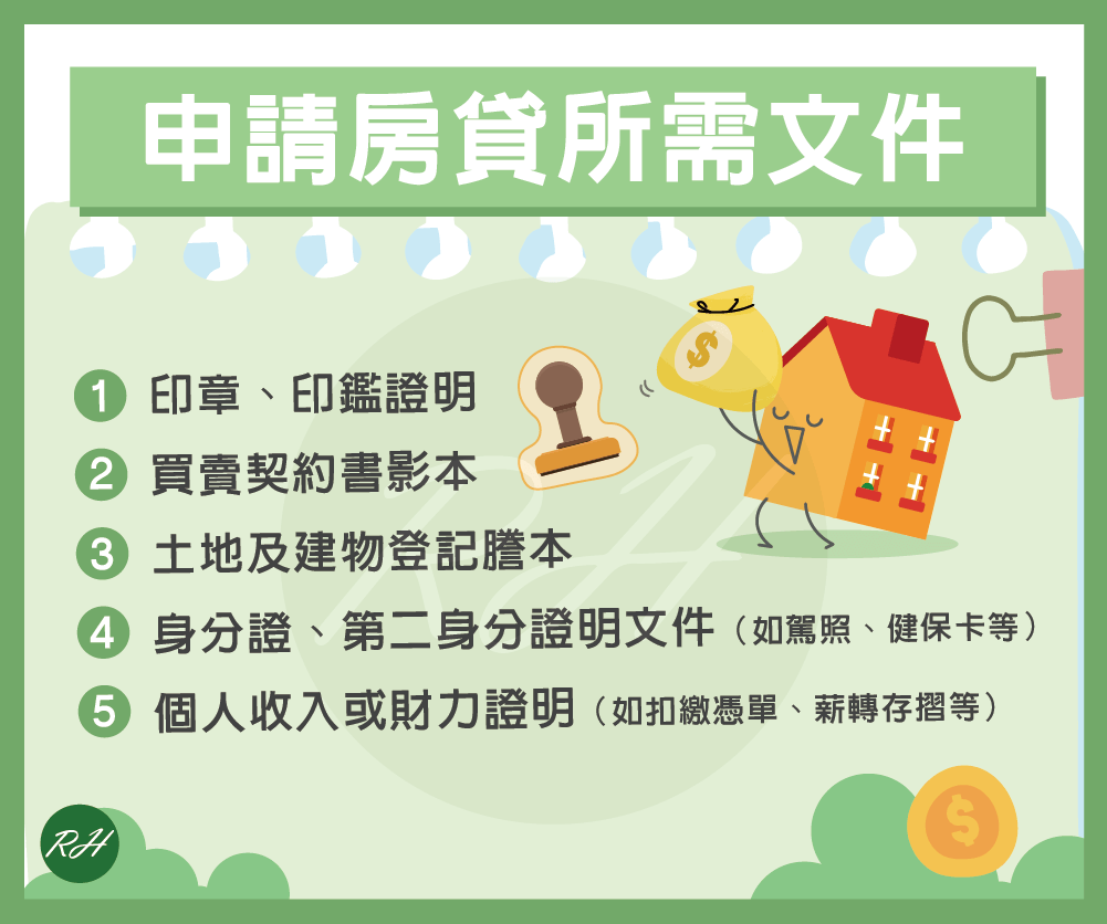 申請房貸所需文件《榮華行銷理財中心》