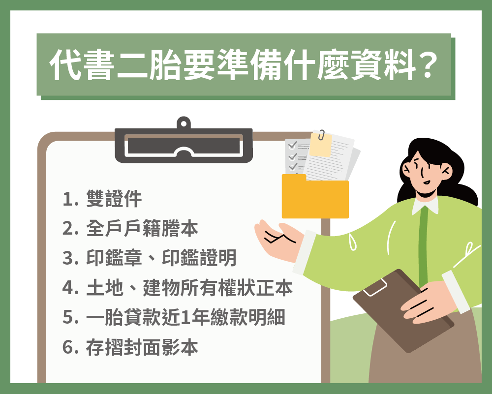 代書二胎要準備什麼資料《榮華行銷理財中心》