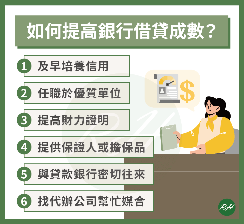 如何提高銀行借貸成數？《榮華行銷理財中心》