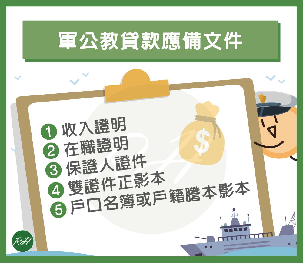 軍公教貸款應備文件《榮華行銷理財中心》