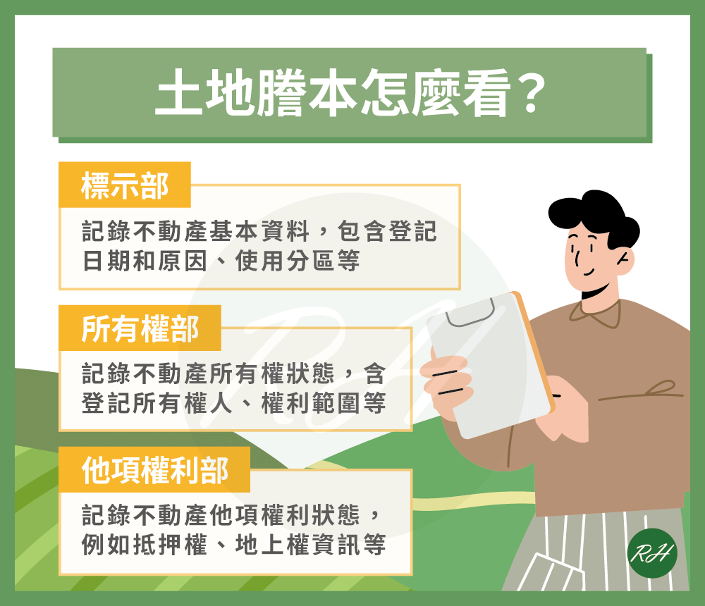 土地謄本怎麼看《榮華行銷理財中心》