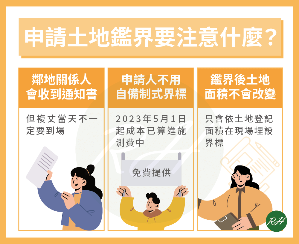 申請土地鑑界要注意什麼《榮華行銷理財中心》