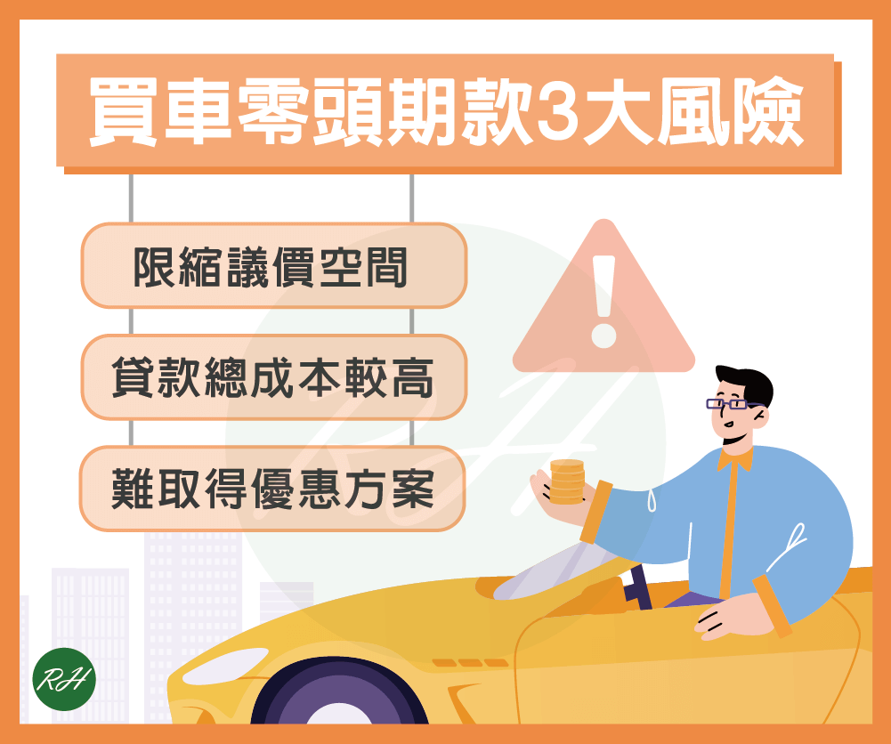 買車零頭期款3大風險《榮華行銷理財中心》