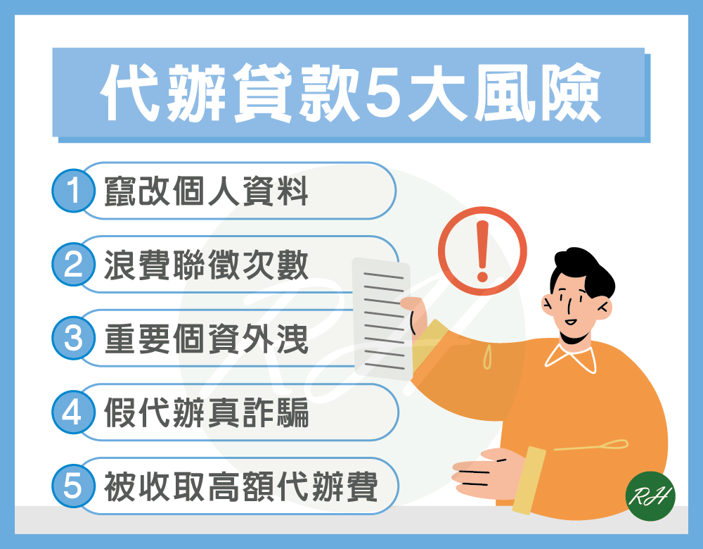 代辦貸款5大風險《榮華行銷理財中心》
