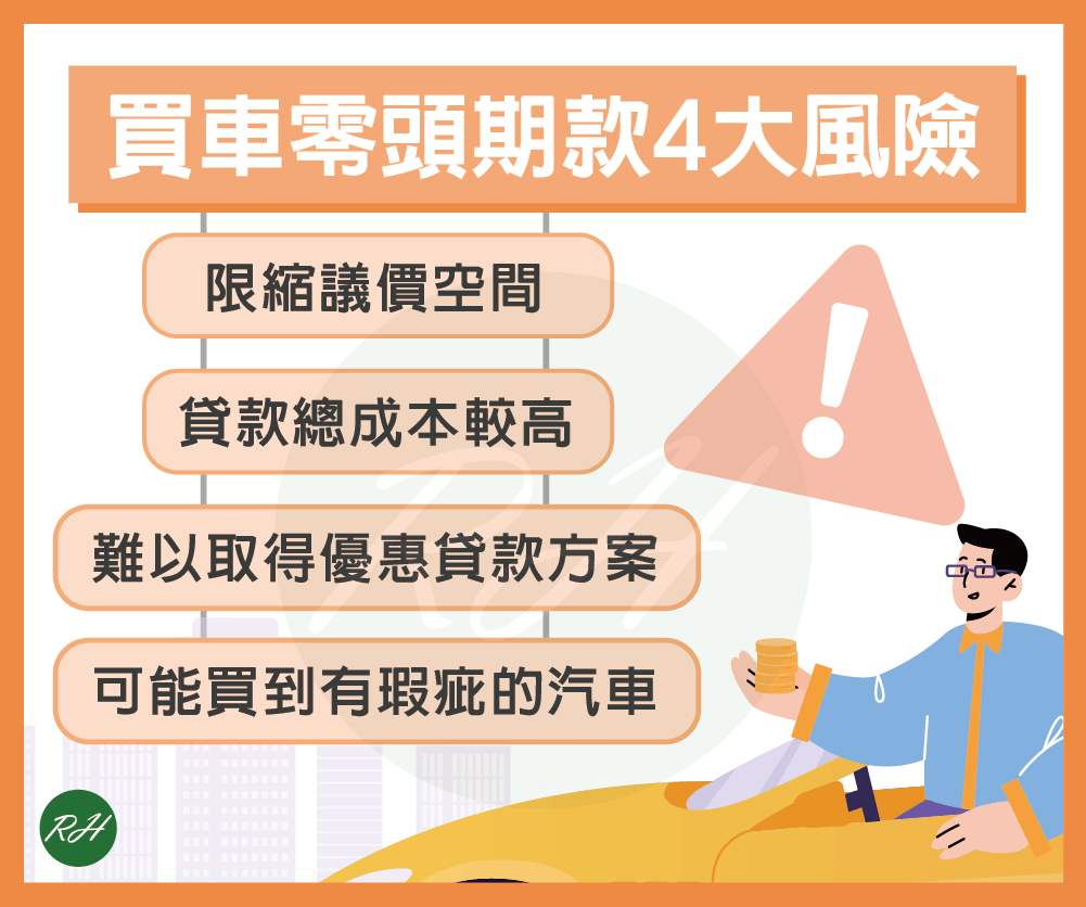買車零頭期款4大風險《榮華行銷理財中心》