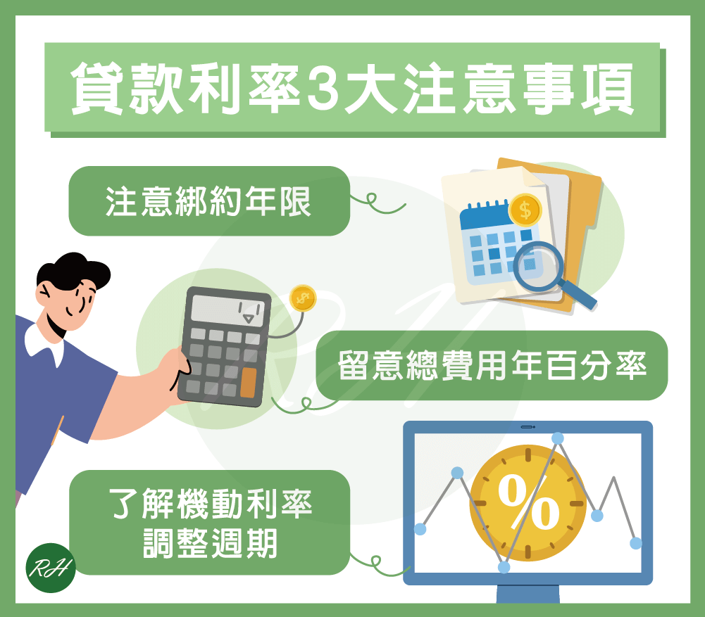 貸款利率怎麼算？一篇了解利率計算方式、注意事項- 榮華財經