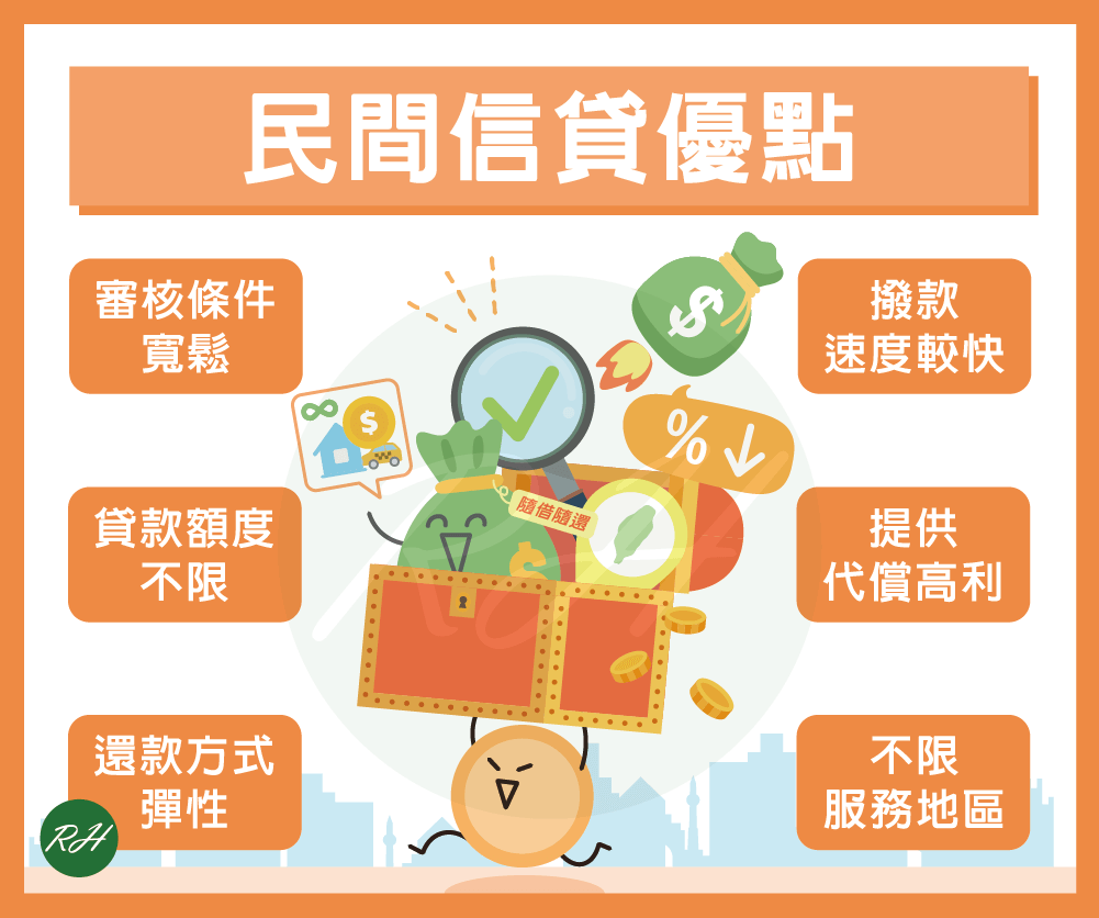 民間信貸優點《榮華行銷理財中心》