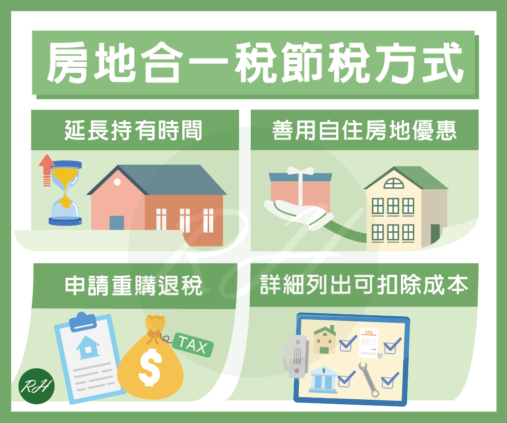 房地合一稅節稅方式《榮華行銷理財中心》