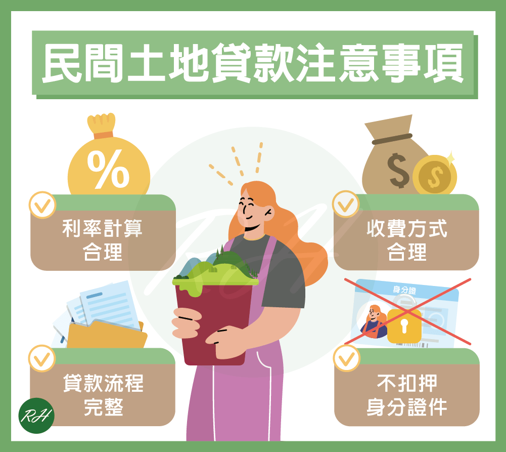 民間土地貸款注意事項《榮華行銷理財中心》