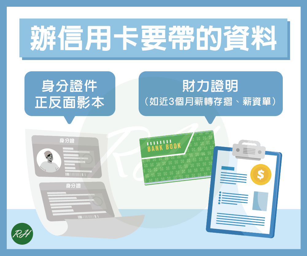 辦信用卡要帶的資料《榮華行銷理財中心》