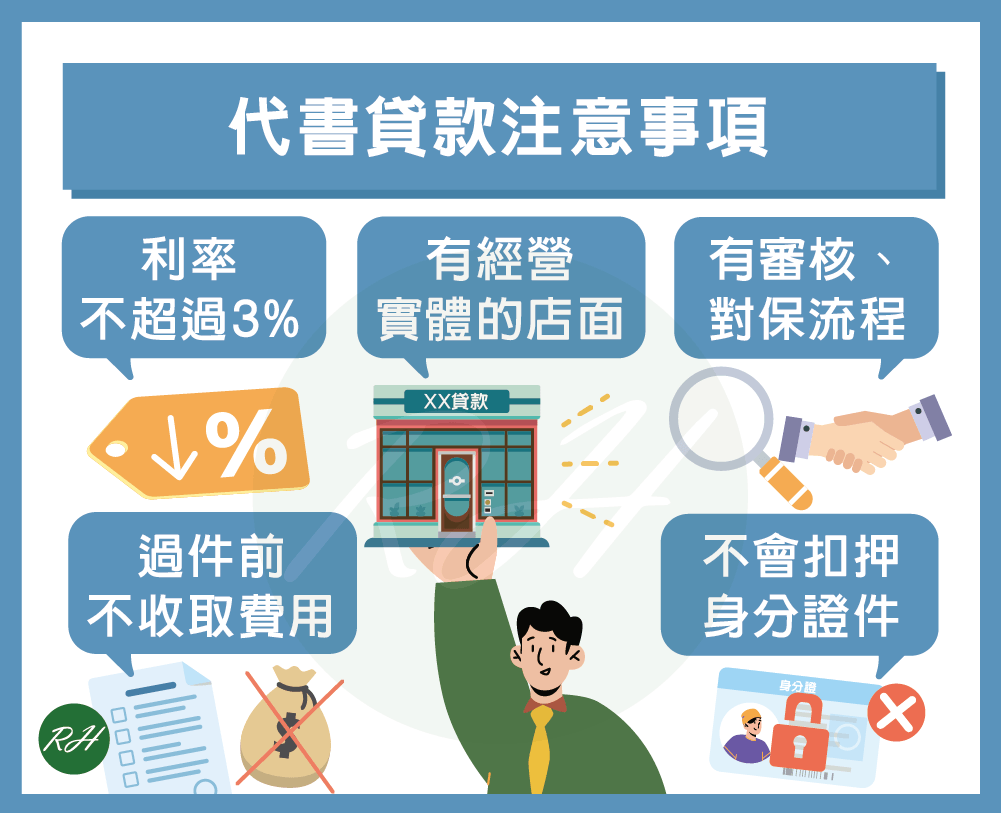 代書貸款注意事項《榮華行銷理財中心》