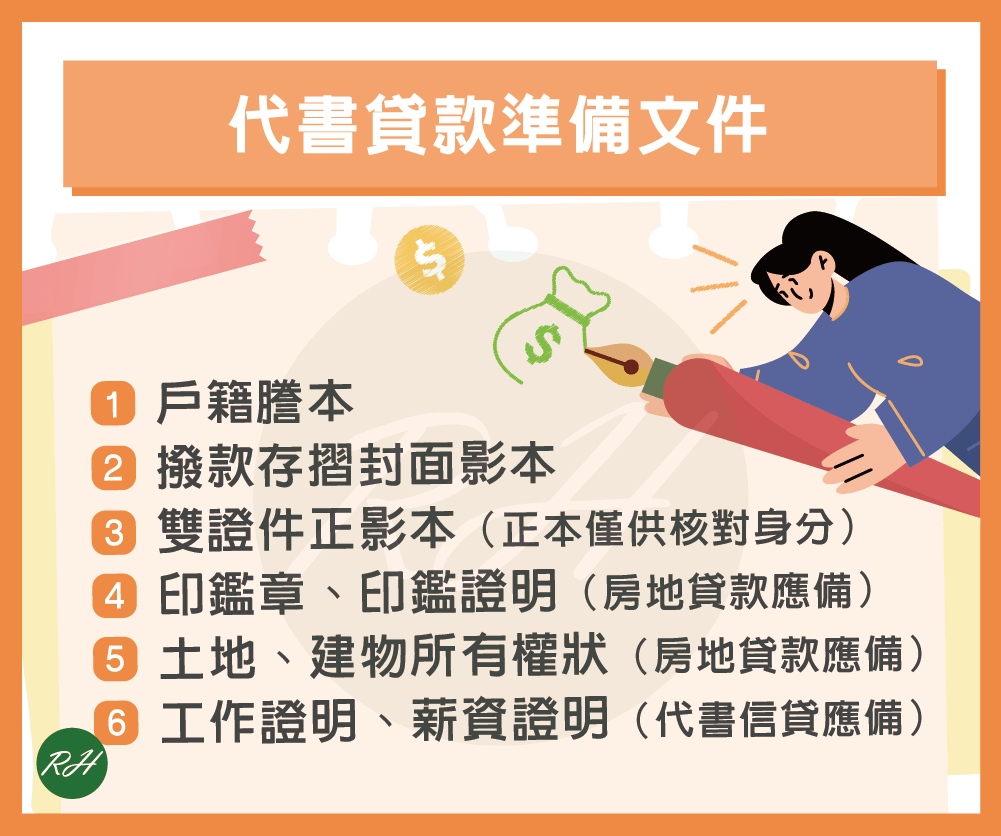 代書貸款準備文件V1《榮華行銷理財中心》