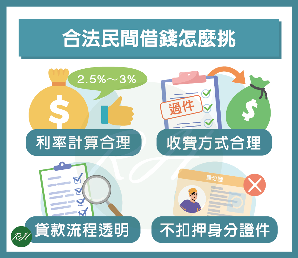 合法民間借錢怎麼挑《榮華行銷理財中心》
