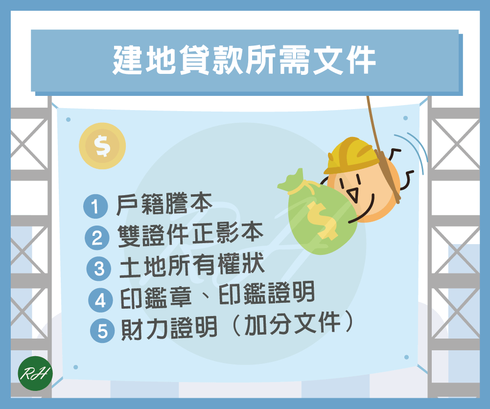 建地貸款所需文件《榮華行銷理財中心》