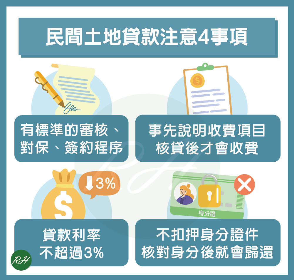 民間土地貸款注意4事項《榮華行銷理財中心》
